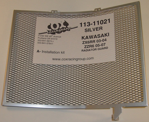 Cox Racing Radiator Guards for the Kawasaki ZX-6r (03-04)