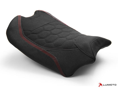 LUIMOTO HEX-R Rider Seat Cover for DUCATI PANIGALE V4 / S / R / Speciale (18-21)