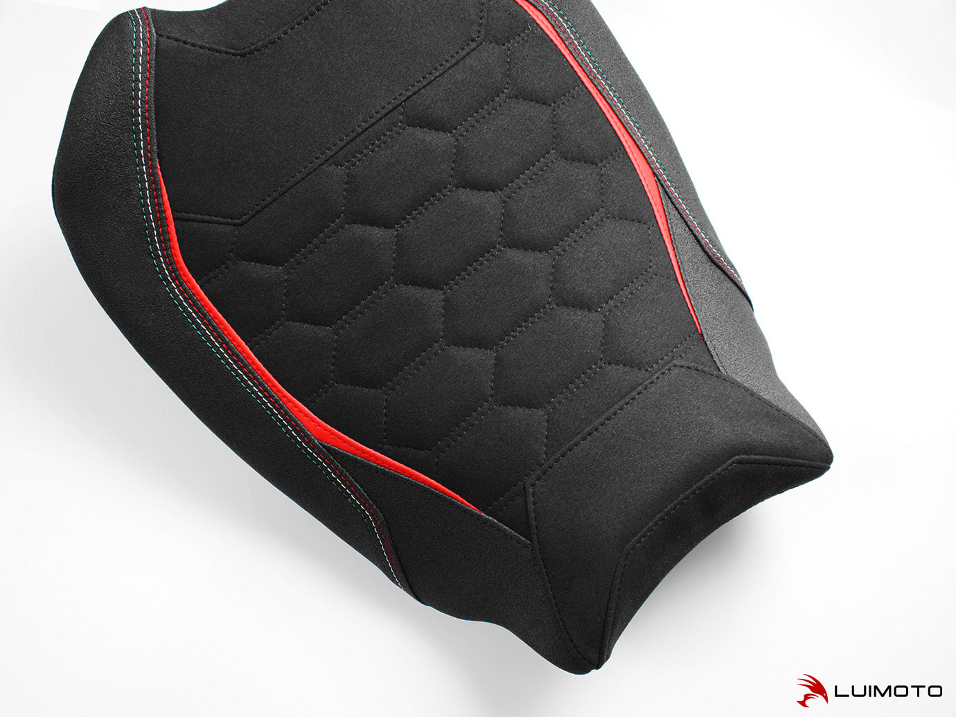 LUIMOTO HEX-R Rider Seat Cover for DUCATI PANIGALE V4 / S / R / Speciale (18-21)