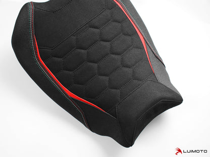 LUIMOTO HEX-R Rider Seat Cover for DUCATI PANIGALE V4 / S / R / Speciale (18-21)