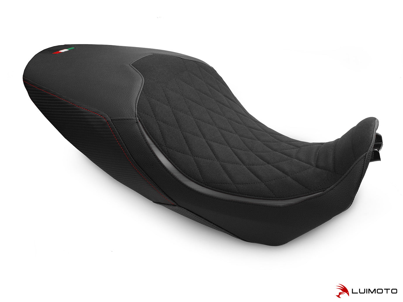 LUIMOTO Diamond Edition Rider Seat Cover for the DUCATI DIAVEL 1260 (2019+) - Low Seat