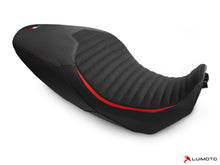 LUIMOTO Classic Sport Edition Rider Seat Cover for the DUCATI DIAVEL 1260 (2019+) - Low Seat