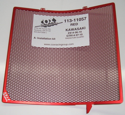 Cox Racing Radiator Guards for the Kawasaki GTR1400 Concours and ZX-14 / ZX-14R (2006+)