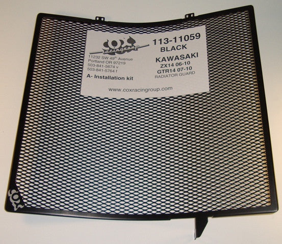Cox Racing Radiator Guards for the Kawasaki GTR1400 Concours and ZX-14 / ZX-14R (2006+)
