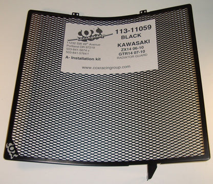 Cox Racing Radiator Guards for the Kawasaki GTR1400 Concours and ZX-14 / ZX-14R (2006+)
