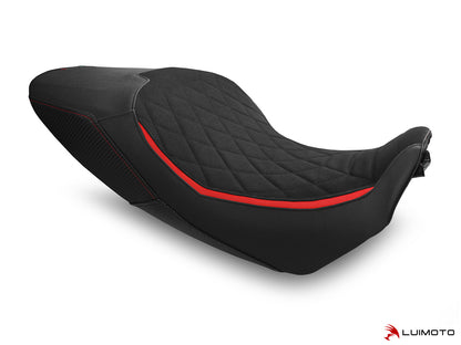 LUIMOTO Diamond Edition Rider Seat Cover for the DUCATI DIAVEL 1260 (2019+) - OE Seat