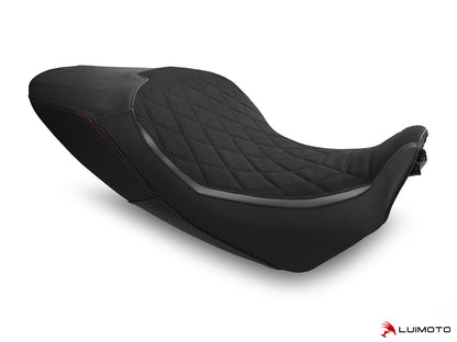 LUIMOTO Diamond Edition Rider Seat Cover for the DUCATI DIAVEL 1260 (2019+) - OE Seat