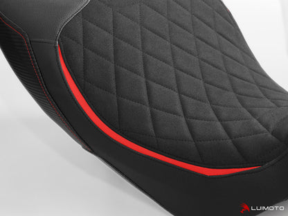 LUIMOTO Diamond Edition Rider Seat Cover for the DUCATI DIAVEL 1260 (2019+) - OE Seat