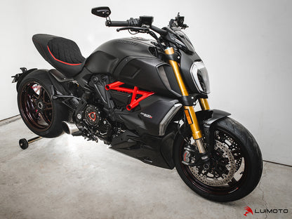 LUIMOTO Diamond Edition Rider Seat Cover for the DUCATI DIAVEL 1260 (2019+) - OE Seat