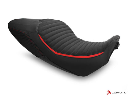 LUIMOTO Classic Sport Edition Rider Seat Cover for the DUCATI DIAVEL 1260 (2019+) - OE Seat