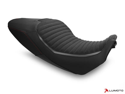 LUIMOTO Classic Sport Edition Rider Seat Cover for the DUCATI DIAVEL 1260 (2019+) - OE Seat