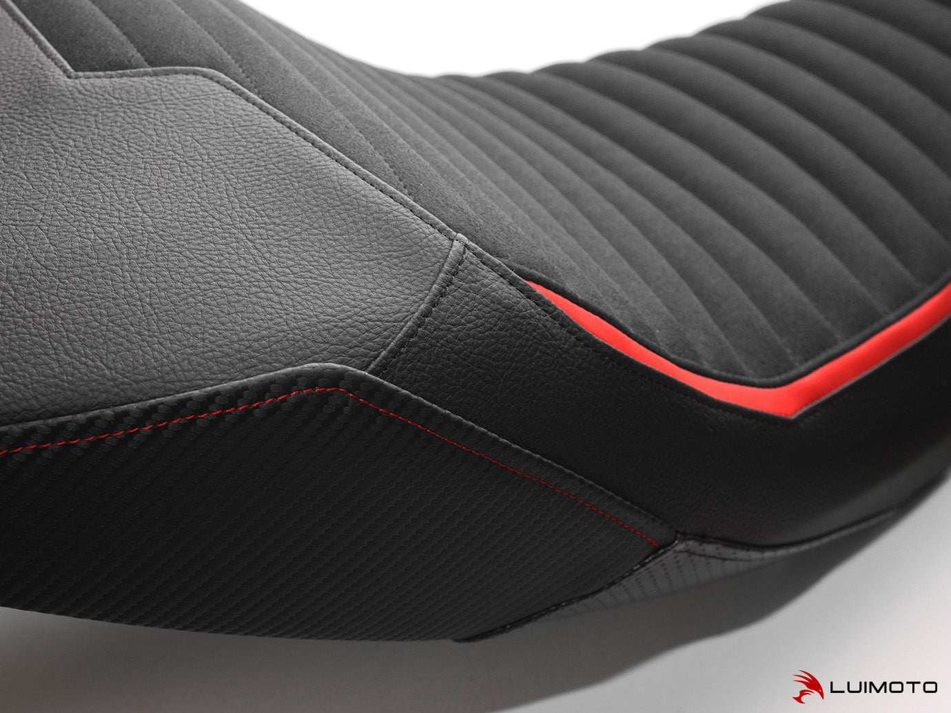 LUIMOTO Classic Sport Edition Rider Seat Cover for the DUCATI DIAVEL 1260 (2019+) - Low Seat