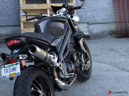LUIMOTO TANK LEAF UNION JACK Tank Pads for the Triumph SPEED TRIPLE 1050 (05-10)
