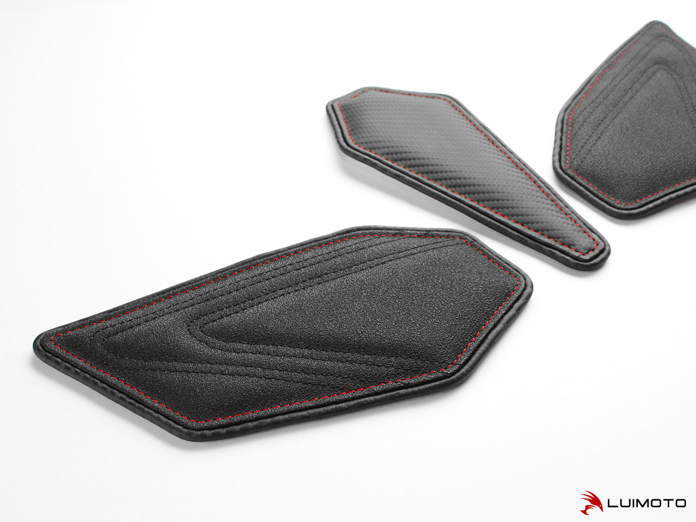 LUIMOTO TANK LEAF SPORT Tank Pads for the Triumph DAYTONA 765 / 675 (13-18) & STREET TRIPLE Rx (15-16)