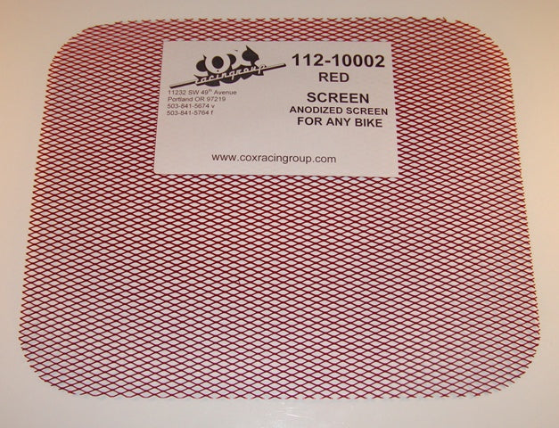 Cox Racing Expanded Aluminum Mesh Sheet (12 x 16 inches)