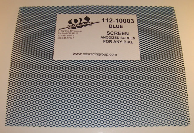 Cox Racing Expanded Aluminum Mesh Sheet (12 x 16 inches)
