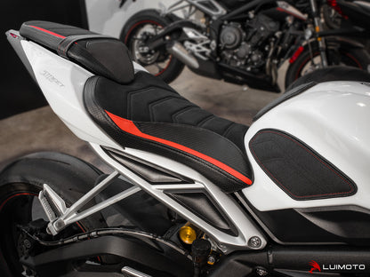 LUIMOTO TANK LEAF SPORT Tank Pads for the Triumph STREET TRIPLE 675 / 765 (2013+)