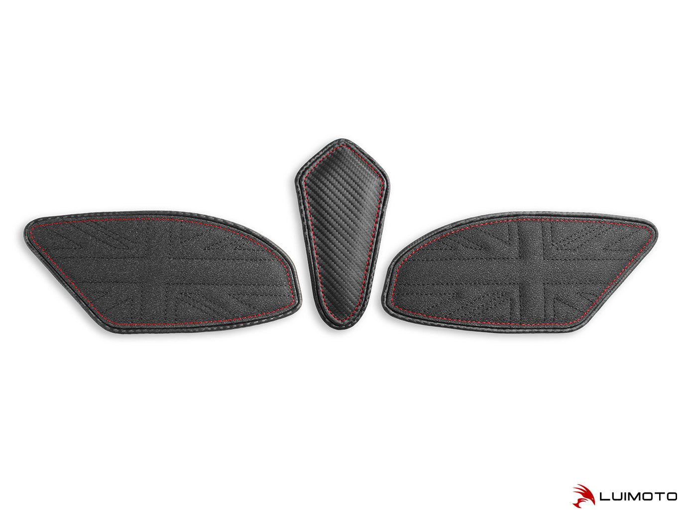 LUIMOTO TANK LEAF UNION JACK Tank Pads for the Triumph STREET TRIPLE 675 / 765 (2013+)