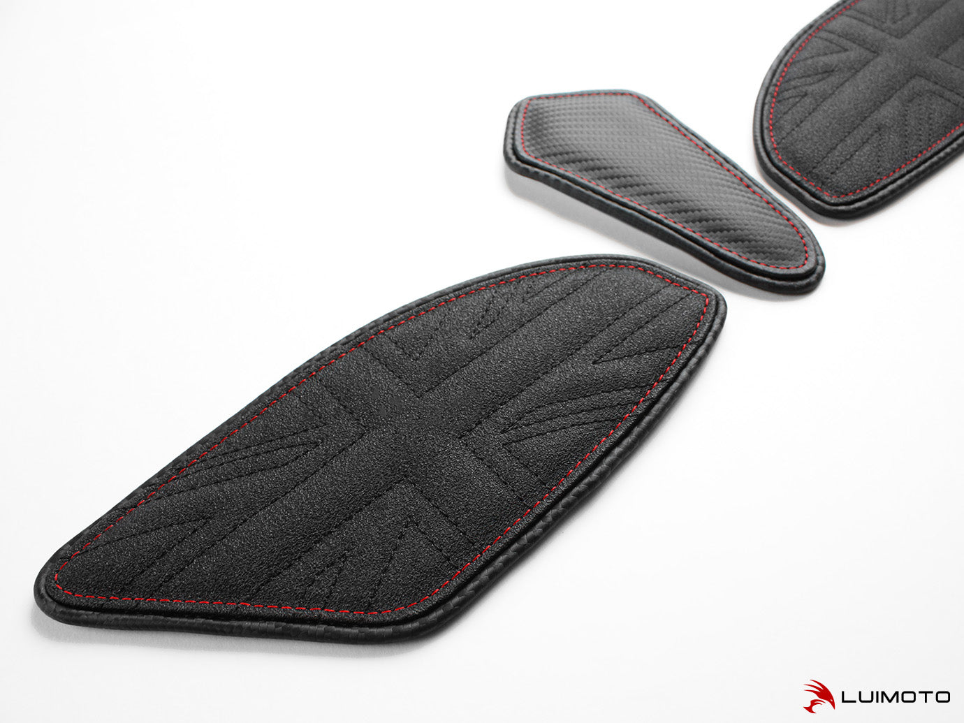 LUIMOTO TANK LEAF UNION JACK Tank Pads for the Triumph STREET TRIPLE 675 / 765 (2013+)