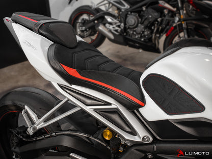 LUIMOTO TANK LEAF UNION JACK Tank Pads for the Triumph STREET TRIPLE 675 / 765 (2013+)