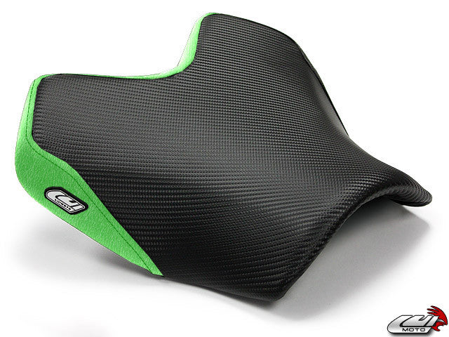 LUIMOTO (Baseline) Rider Seat Covers for the KAWASAKI Z750 (07-12) / Z1000 (07-09)