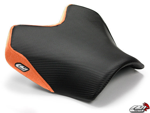 LUIMOTO (Baseline) Rider Seat Covers for the KAWASAKI Z750 (07-12) / Z1000 (07-09)
