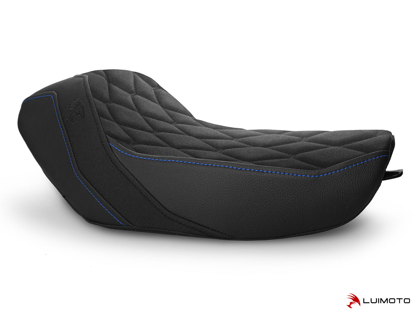 LUIMOTO (Hex-Diamond) Rider Seat Covers for the HARLEY DAVIDSON IRON 1200 (2018+)