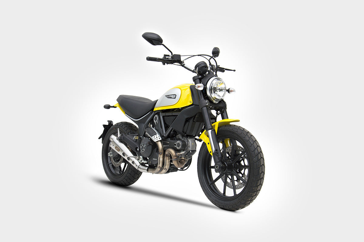 ZARD Low Mounted Special Edition Slip-on Exhaust for Ducati Scrambler
