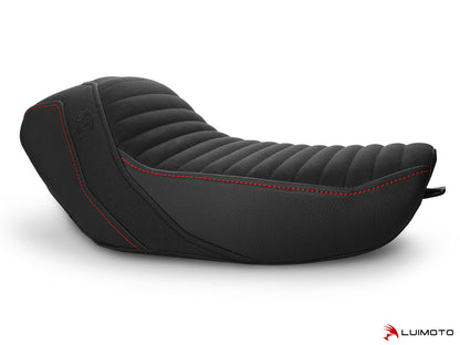 LUIMOTO (Classic) Rider Seat Covers for the HARLEY DAVIDSON IRON 1200 (2018+)