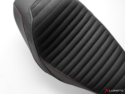 LUIMOTO (Classic) Rider Seat Covers for the HARLEY DAVIDSON IRON 1200 (2018+)