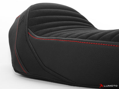 LUIMOTO (Classic) Rider Seat Covers for the HARLEY DAVIDSON IRON 1200 (2018+)