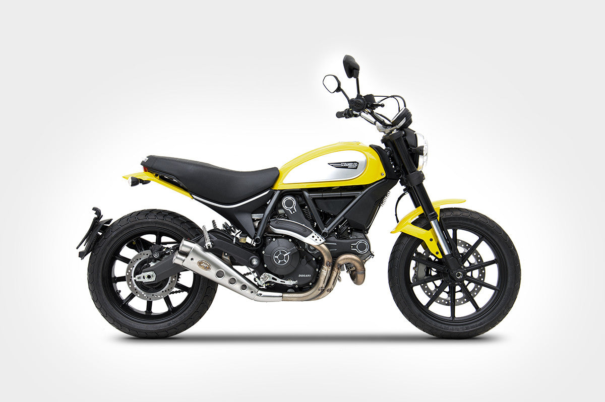 ZARD Low Mounted Special Edition Slip-on Exhaust for Ducati Scrambler
