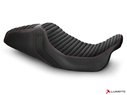 LUIMOTO (Classic) Rider Seat Covers for the HARLEY DAVIDSON Road Glide / Street Glide (2011+)
