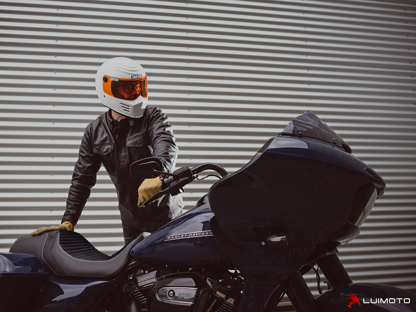 LUIMOTO (Classic) Rider Seat Covers for the HARLEY DAVIDSON Road Glide / Street Glide (2011+)