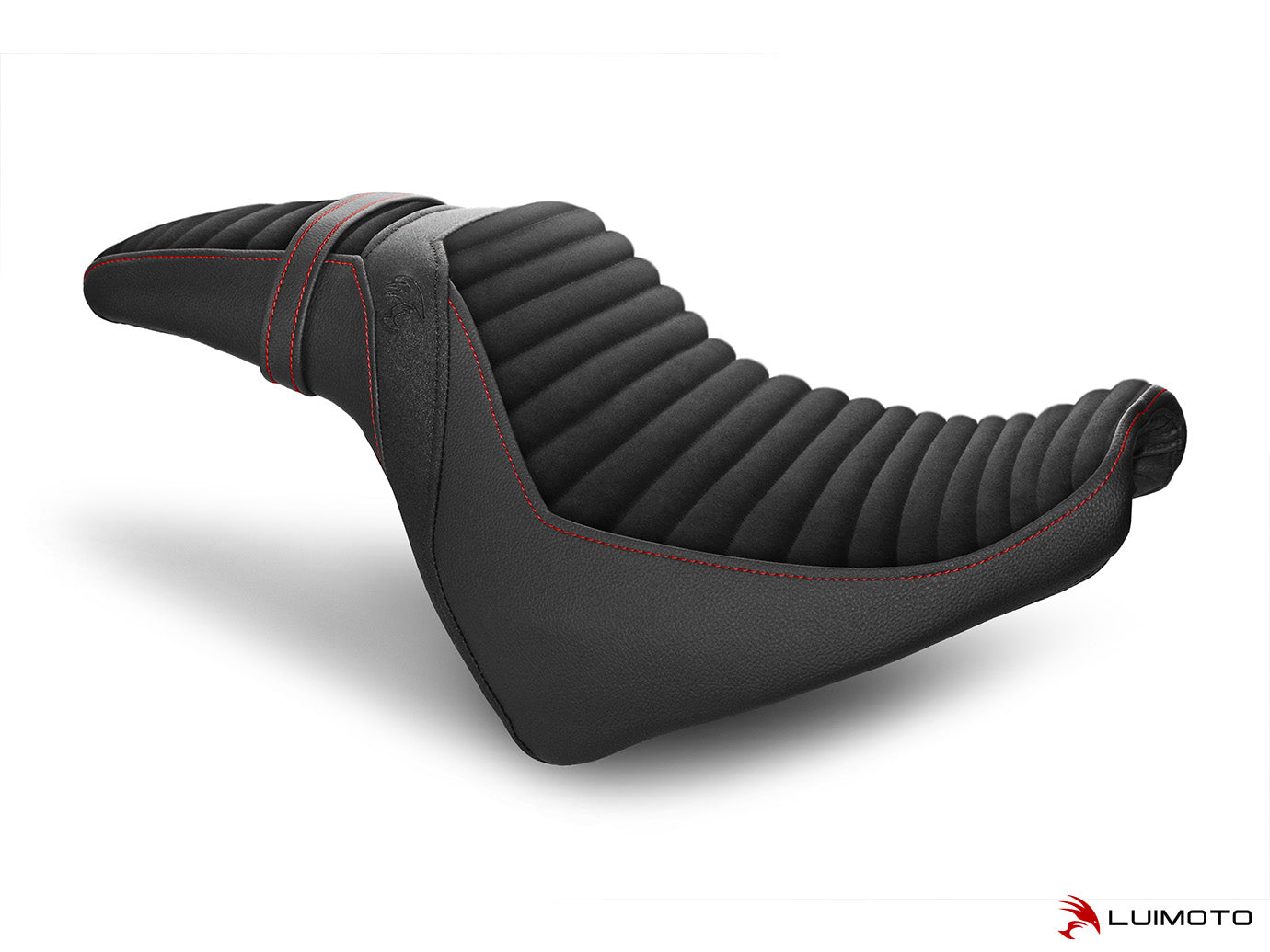 LUIMOTO (Classic) Rider Seat Covers for the HARLEY DAVIDSON Fat Bob (2018+)