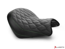 LUIMOTO (HEX-DIAMOND) Rider Seat Cover for the KAWASAKI VULCAN S (2015+)
