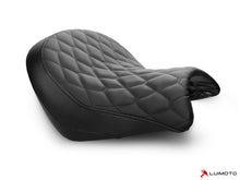 LUIMOTO (HEX-DIAMOND) Rider Seat Cover for the KAWASAKI VULCAN S (2015+)