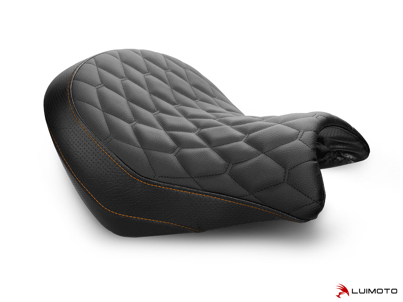LUIMOTO (HEX-DIAMOND) Rider Seat Cover for the KAWASAKI VULCAN S (2015+)