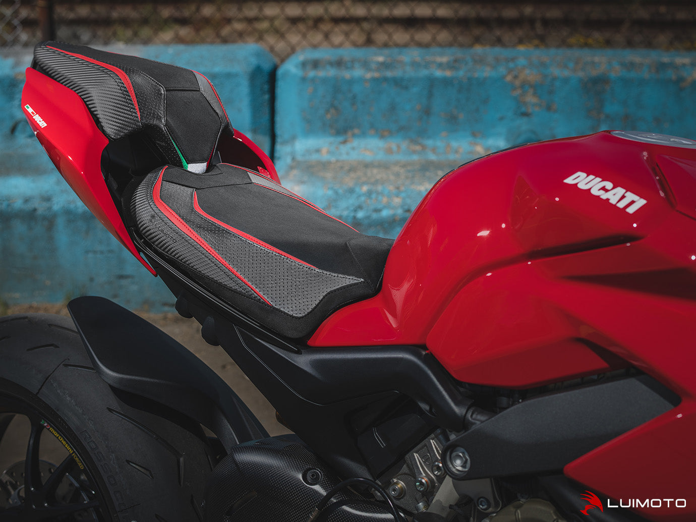 LUIMOTO VELOCE Rider Seat Cover for DUCATI STREETFIGHTER V4 / S