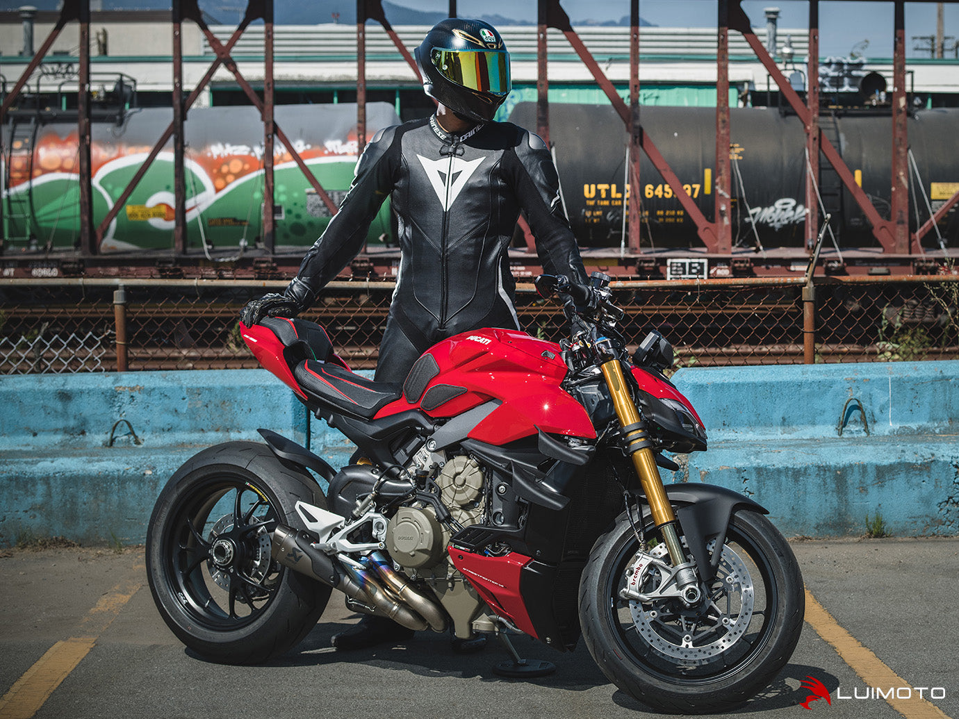 LUIMOTO VELOCE Rider Seat Cover for DUCATI STREETFIGHTER V4 / S