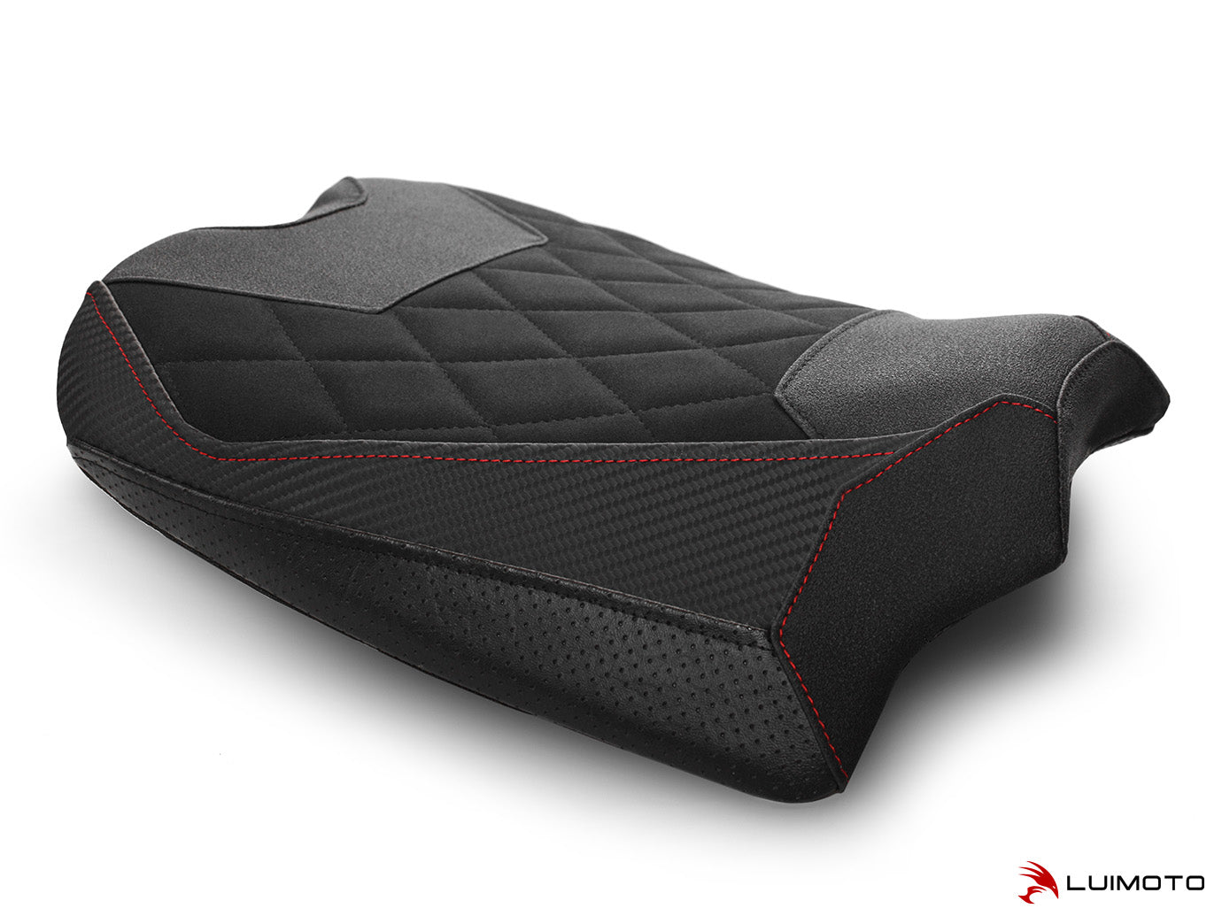 LUIMOTO DIAMOND GREZZO Rider Seat Cover for DUCATI STREETFIGHTER V4 / S