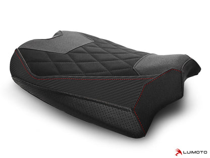 LUIMOTO DIAMOND GREZZO Rider Seat Cover for DUCATI STREETFIGHTER V4 / S (20-22)