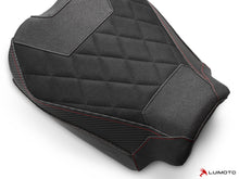 LUIMOTO DIAMOND GREZZO Rider Seat Cover for DUCATI STREETFIGHTER V4 / S