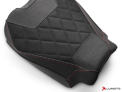 LUIMOTO DIAMOND GREZZO Rider Seat Cover for DUCATI STREETFIGHTER V4 / S