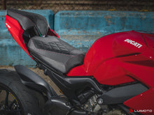 LUIMOTO DIAMOND GREZZO Passenger Seat Cover for DUCATI STREETFIGHTER V4 / S