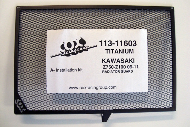 Cox Racing Radiator Guards for the Kawasaki Z750-Z1000 (09-13)