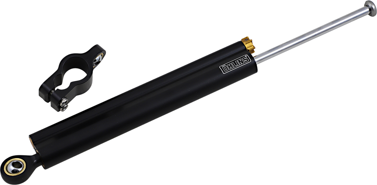 OHLINS Steering Damper - 120 mm - Blackline Universal (SD010) SD 010