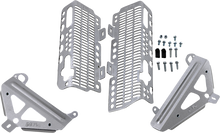 DEVOL Radiator Guards - Brushed Aluminum - Suzuki 0101-4702