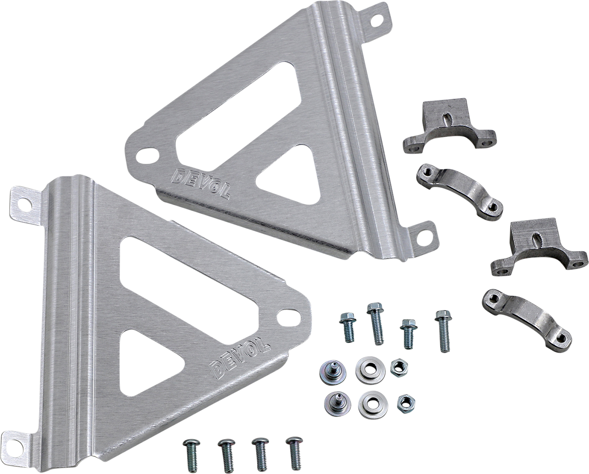 DEVOL Radiator Race Brace Set - Honda 0122-1205