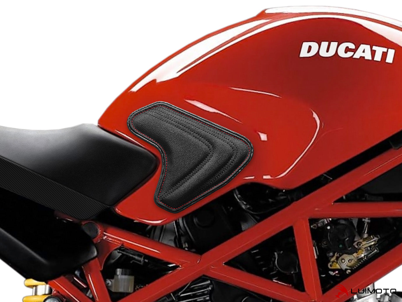 LUIMOTO TANK LEAF Knee Tank Pads for the Ducati Monster (00-07)